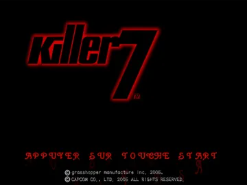 Killer 7 (Japan) screen shot title